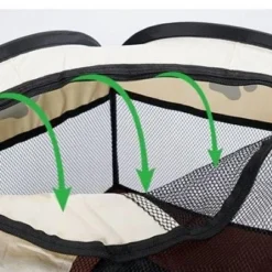 LODGE PLIANT POUR CHAT - MARRON 91x91x58cm -Doux Museau Soldes Magasin fre pl LODGE PLIANT POUR CHAT MARRON 91x91x58cm 21463 5