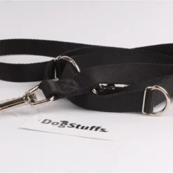 Laisse Réglable DogStuffs - Noir 25mm/220cm -Doux Museau Soldes Magasin fre pl Laisse reglable DogStuffs Noir 25mm 220cm 27626 3