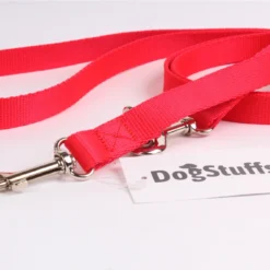 Laisse Réglable DogStuffs - Rouge 15mm/220cm -Doux Museau Soldes Magasin fre pl Laisse reglable DogStuffs Rouge 15mm 220cm 27622 3