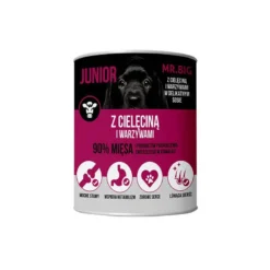 Mr.BIG Junior Morceaux En Sauce Avec Du Veau 10x400g Pour Chiens -Doux Museau Soldes Magasin fre pl Mr BIG Junior morceaux en sauce avec du veau 10x400g pour chiens 29093 1