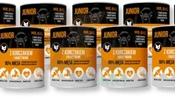 Mr.BIG Junior Morceaux En Sauce Avec Poulet 10x400g Pour Chiens