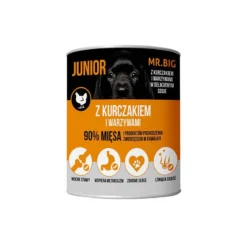 Mr.BIG Junior Morceaux En Sauce Avec Poulet 10x400g Pour Chiens -Doux Museau Soldes Magasin fre pl Mr BIG Junior morceaux en sauce avec poulet 400g pour chiens 28716 1