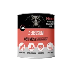 Mr.BIG Morceaux En Sauce Au Saumon 8x800g Pour Chiens -Doux Museau Soldes Magasin fre pl Mr BIG morceaux en sauce au saumon 8x800g pour chiens 29090 1
