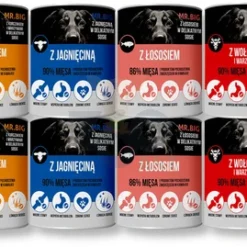 Mr.BIG Morceaux En Sauce Mix 8x400g Pour Chiens