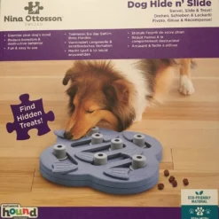 Nina Ottosson Dog Hide 'N Slide Purple - Jeu éducatif Pour Chiens - Niveau 2. -Doux Museau Soldes Magasin fre pl Nina Ottosson Dog Hide N Slide Purple jeu educatif pour chiens niveau 2 25987 2