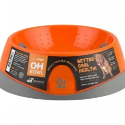 OH Bowl® Bol D'hygiène Buccale Pour Chien Orange Taille L -Doux Museau Soldes Magasin fre pl OH Bowl R Bol dhygiene buccale pour chien Orange Taille L 29741 4