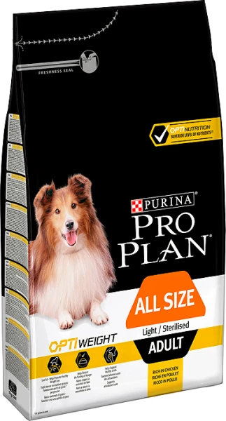 PURINA PRO PLAN PRO PLAN Light Sterilised All Sizes Croquettes Pour Chiens Adultes Riches En Poulet 14kg 4 PURINA PRO PLAN PRO PLAN Light Sterilised All Sizes Croquettes Pour Chiens Adultes Riches En Poulet 14kg – Image 2
