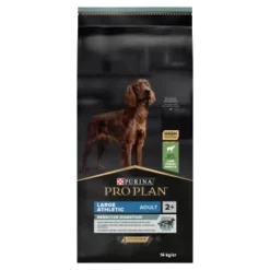 PURINA PRO PLAN PRO PLAN Sensitive Digestion Croquettes Pour Chiens Adultes Athlétiques Riches En Agneau 14kg + Surprise Pour Votre Chien -Doux Museau Soldes Magasin fre pl PRO PLAN Sensitive Digestion Large Athletic Adult Croquettes pour chiens riches en agneau 14kg 9144 4
