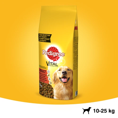 Pedigree Croquettes Pour Chiens Adultes De Race Moyenne Avec Boeuf Et Volaille 15kg 5 Pedigree Croquettes Pour Chiens Adultes De Race Moyenne Avec Boeuf Et Volaille 15kg – Image 3
