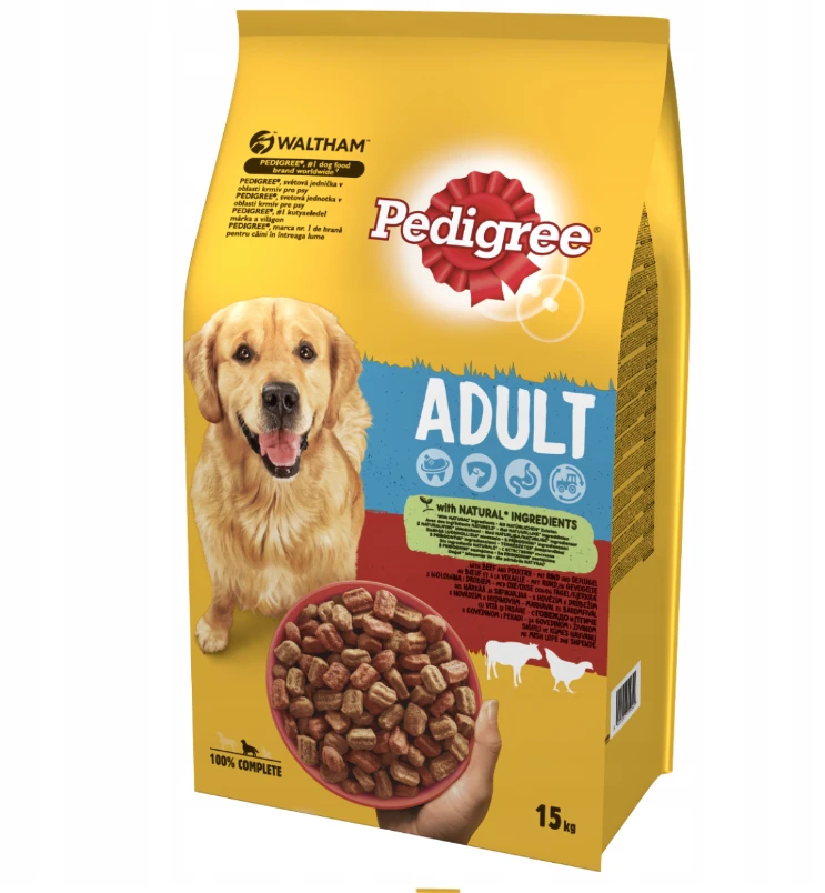 Pedigree Croquettes Pour Chiens Adultes De Race Moyenne Avec Boeuf Et Volaille 15kg 3 Pedigree Croquettes Pour Chiens Adultes De Race Moyenne Avec Boeuf Et Volaille 15kg