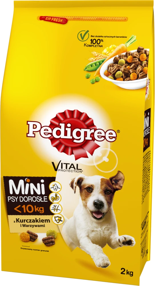 Pedigree Croquettes Pour Petits Chiens Adultes Au Poulet Et Aux Légumes 2kg 3 Pedigree Croquettes Pour Petits Chiens Adultes Au Poulet Et Aux Légumes 2kg