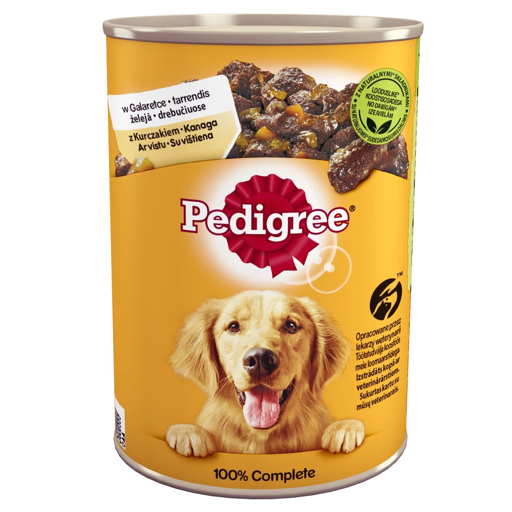 Pedigree Nourriture Humide Pour Chiens Adultes Avec Poulet Et Légumes En Gelée 6 X 400g 4 Pedigree Nourriture Humide Pour Chiens Adultes Avec Poulet Et Légumes En Gelée 6 X 400g – Image 2