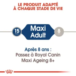 ROYAL CANIN Maxi Adult 10x140g -Doux Museau Soldes Magasin fre pl ROYAL CANIN Maxi Adult 10x140g 9823 2