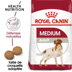 ROYAL CANIN Medium Adult 15kg + Surprise Gratuite Pour Votre Chien