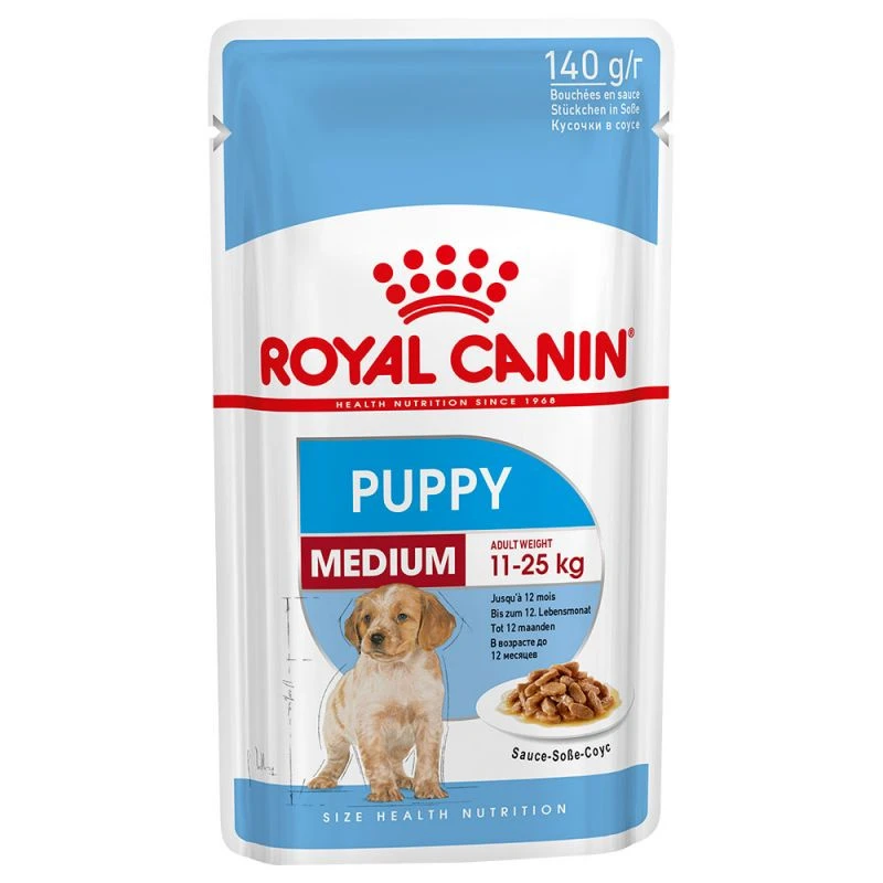 ROYAL CANIN Medium Puppy 10x140g 4 ROYAL CANIN Medium Puppy 10x140g – Image 2
