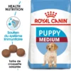 ROYAL CANIN Medium Puppy 4kg -Doux Museau Soldes Magasin fre pl ROYAL CANIN Medium Puppy 4kg 16158 1