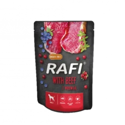 Rafi Au Bœuf Pour Chiens - Sachet 300g (emballage Noir) X12 -Doux Museau Soldes Magasin fre pl Rafi au boeuf pour chiens sachet 300g emballage noir 26183 1