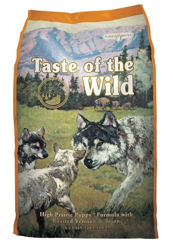 TASTE OF THE WILD PUPPY High Prairie Au Bison & Gibier Céréales Pour Chiot 2kg+Surprise Gratuit Pour Chien 4 TASTE OF THE WILD PUPPY High Prairie Au Bison & Gibier Céréales Pour Chiot 2kg+Surprise Gratuit Pour Chien – Image 2