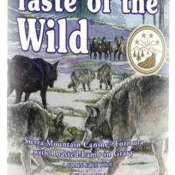 TASTE OF THE WILD Sierra Mountain Pâtée à L'Agneau Sans Céréales Pour Chien Adulte 390g X6