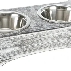 Trixie Ensemble De Bols En Bois/acier 36x7x19cm