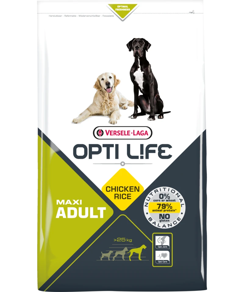 VERSELE-LAGA Opti Life Adult Maxi 12,5kg Au Poulet Pour Grandes Races 4 VERSELE-LAGA Opti Life Adult Maxi 12,5kg Au Poulet Pour Grandes Races – Image 2
