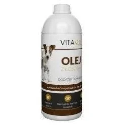 VITASOL Huile De Poisson Au Saumon Pour Chiens 1000ml