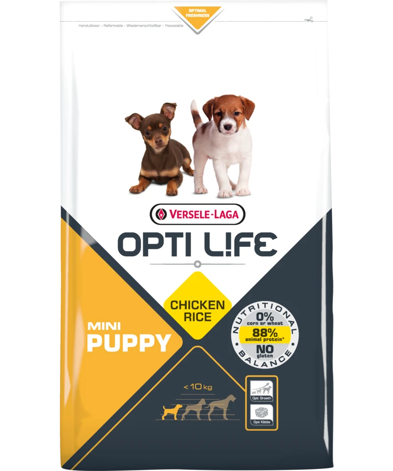 Versele-Laga Opti Life Puppy Mini Pour Petites Races Poulet Et Riz 7,5kg 4 Versele-Laga Opti Life Puppy Mini Pour Petites Races Poulet Et Riz 7,5kg – Image 2