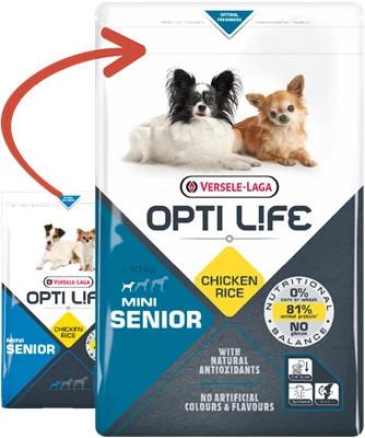 Versele-Laga Opti Life Senior Mini Avec Poulet Pour Petites Races De Plus De 7 Ans 2,5kg 4 Versele-Laga Opti Life Senior Mini Avec Poulet Pour Petites Races De Plus De 7 Ans 2,5kg – Image 2